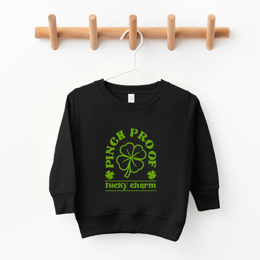 Pinch Proof Lucky Charm | Toddler Sweatshirt