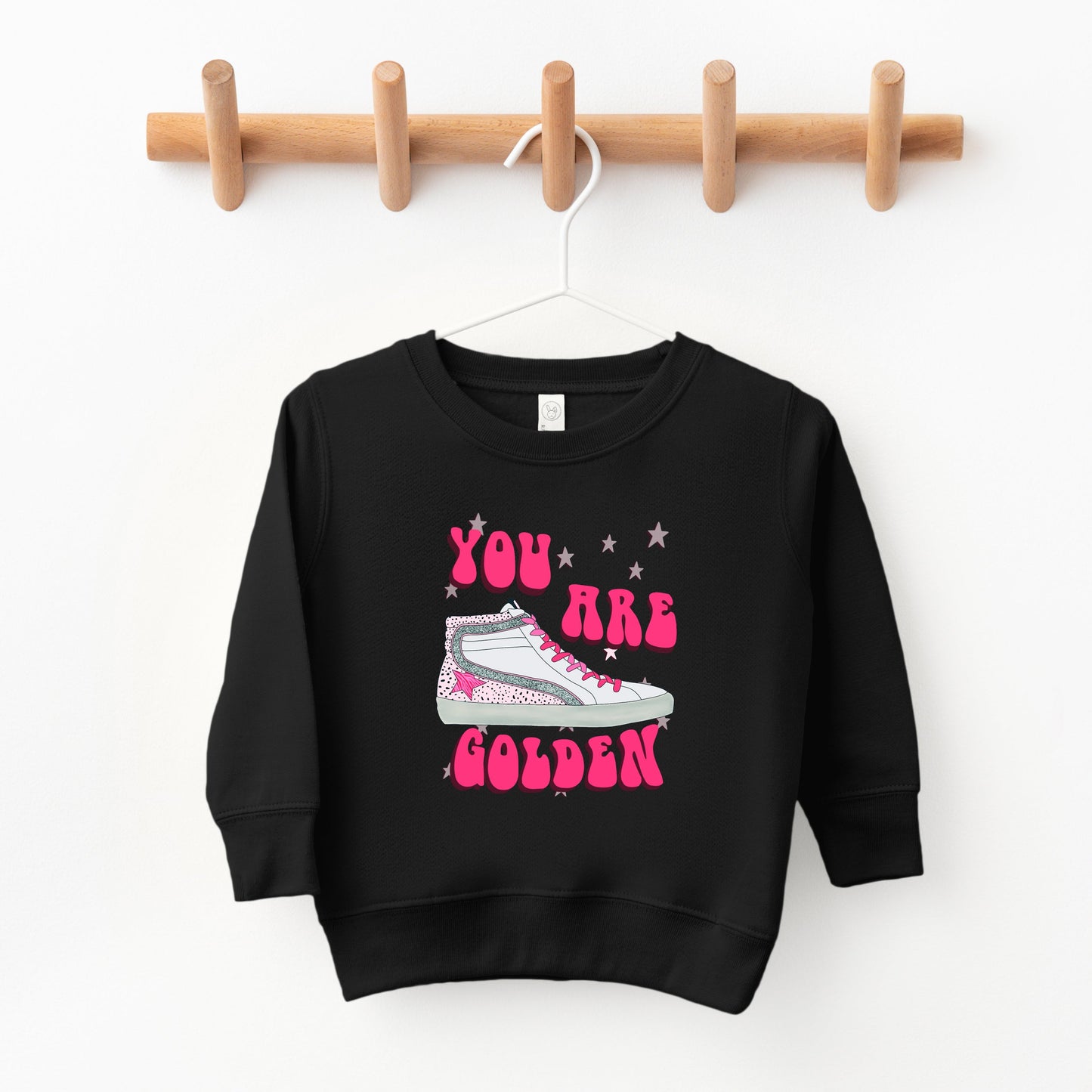 You Are Golden Shoe | Toddler Graphic Sweatshirt