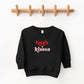 Hugs And Kisses | Toddler Sweatshirt