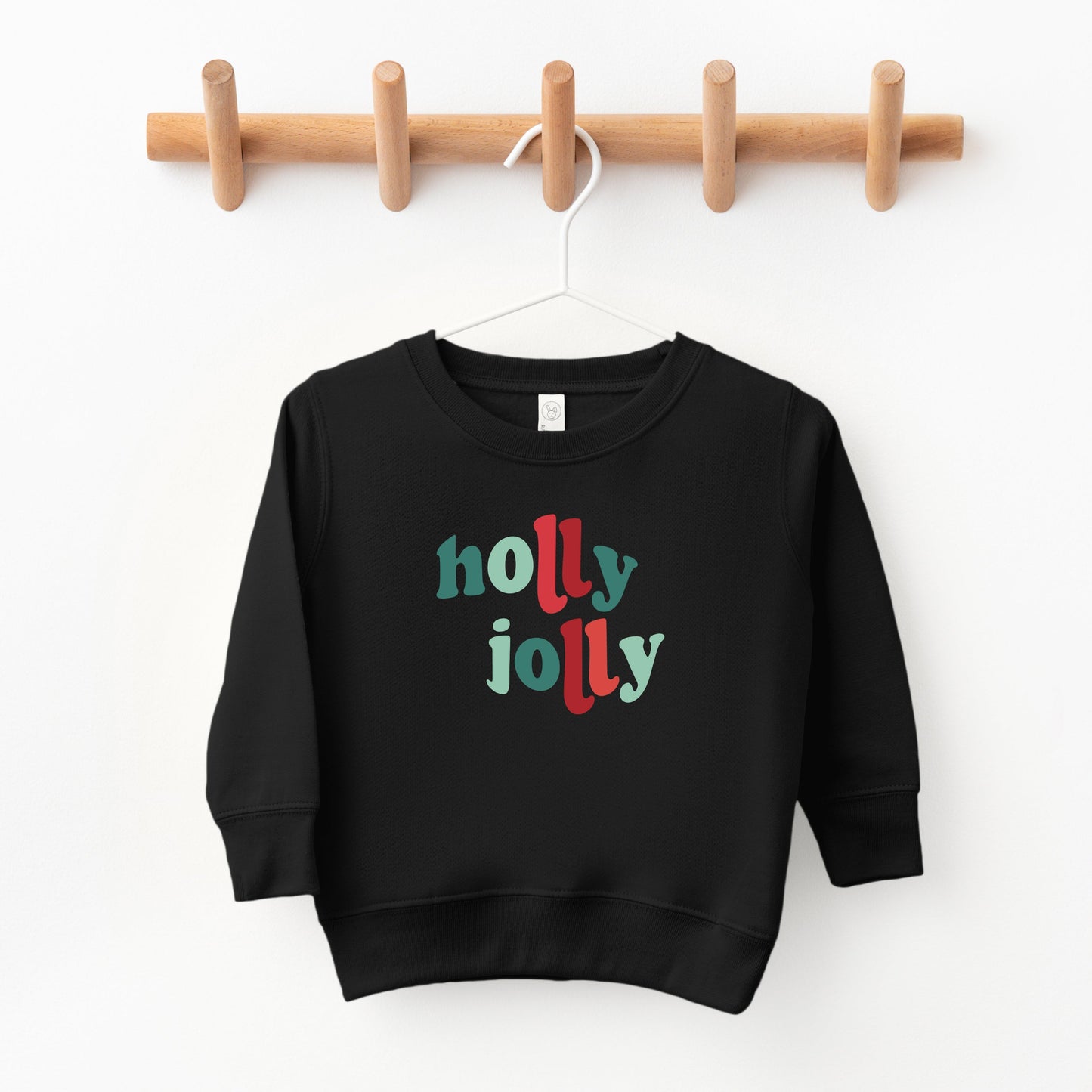 Holly Jolly Colorful | Toddler Sweatshirt