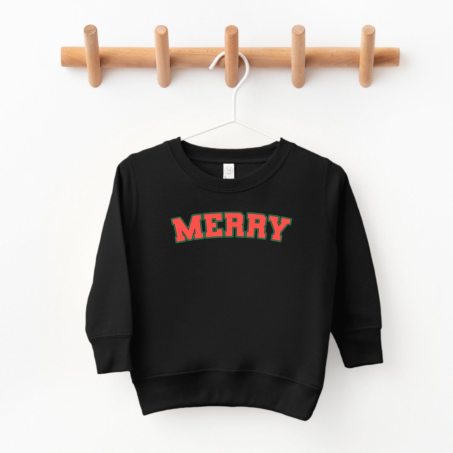 Merry Varsity | Toddler Sweatshirt