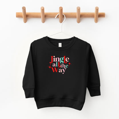 Jingle All The Way Colorful | Toddler Sweatshirt
