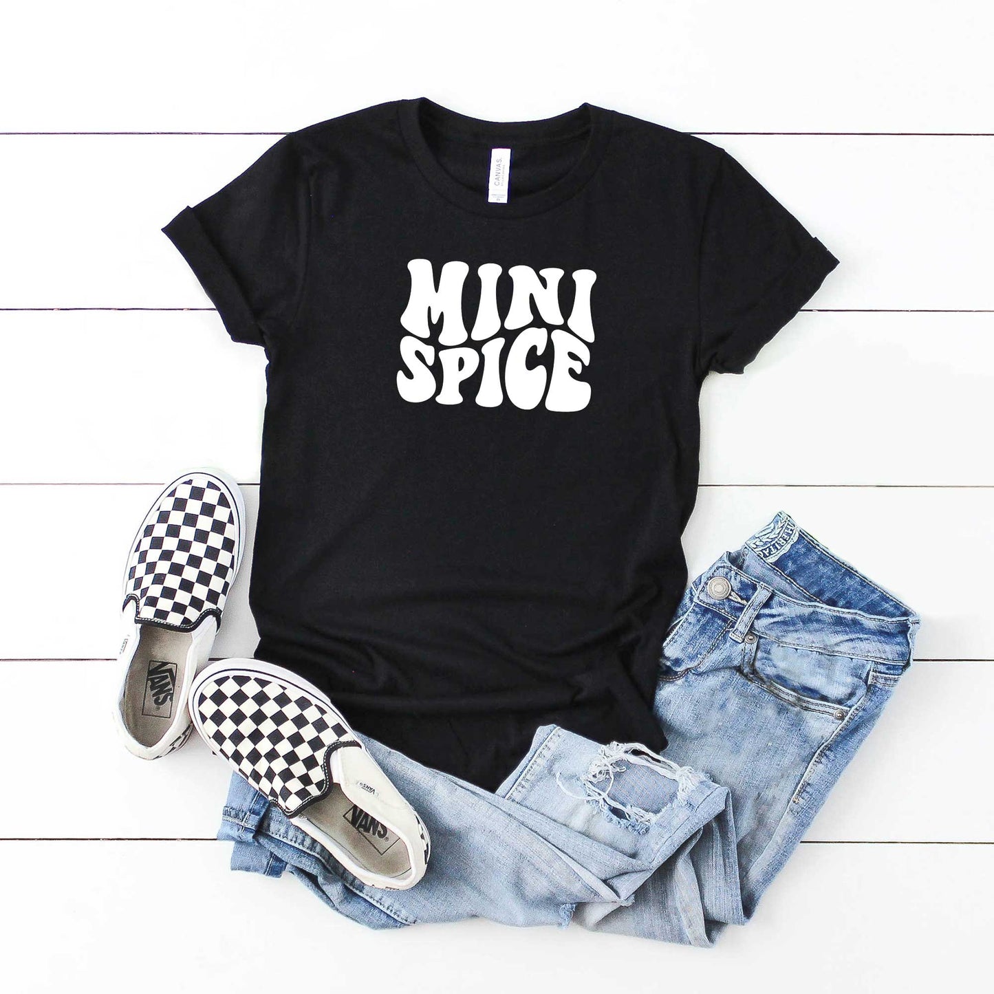 Mini Spice Wavy | Youth Short Sleeve Crew Neck