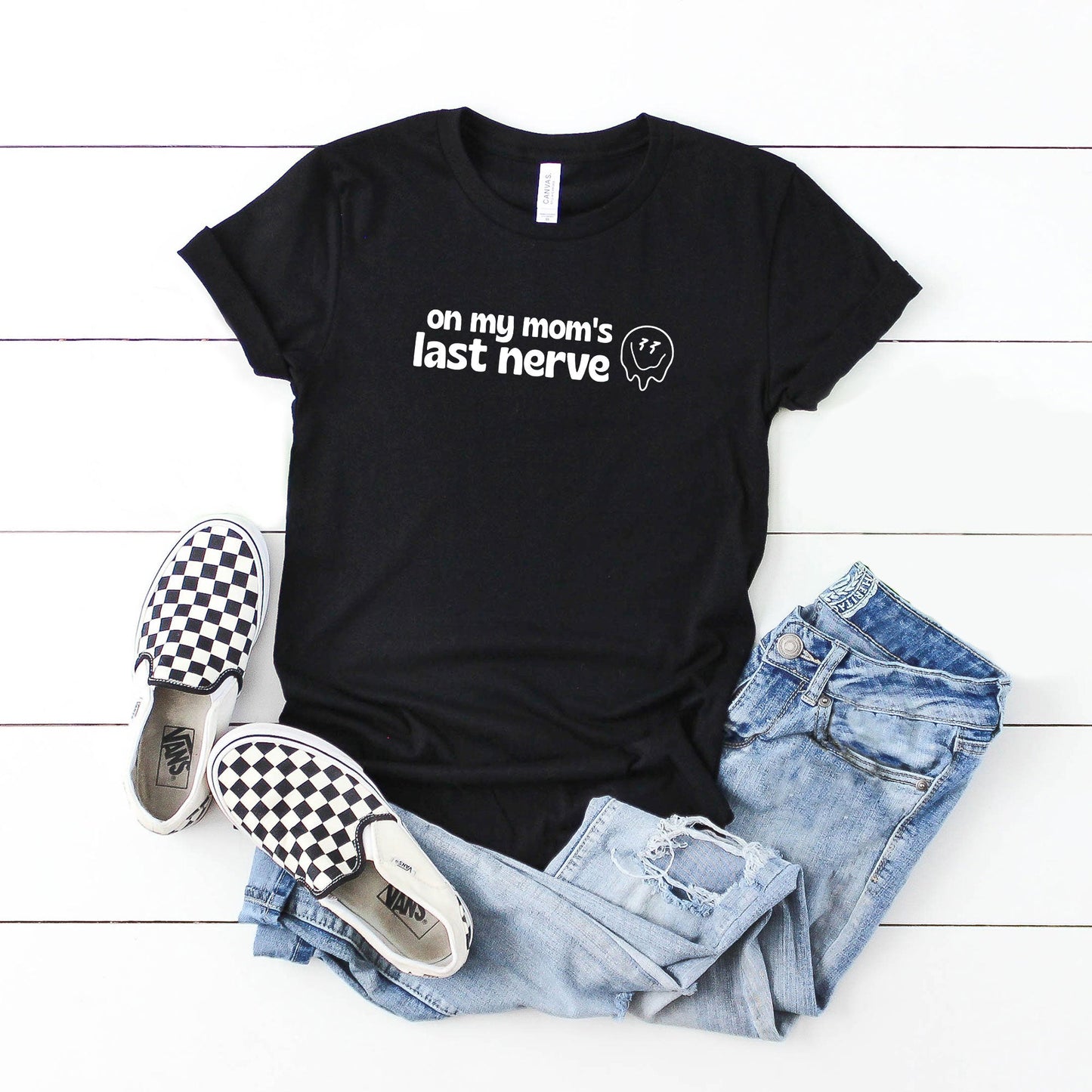 Mom's Last Nerve | Youth Short Sleeve Crew Neck