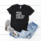 Mad Love For My Daddy Distressed | Youth Short Sleeve Crew Neck