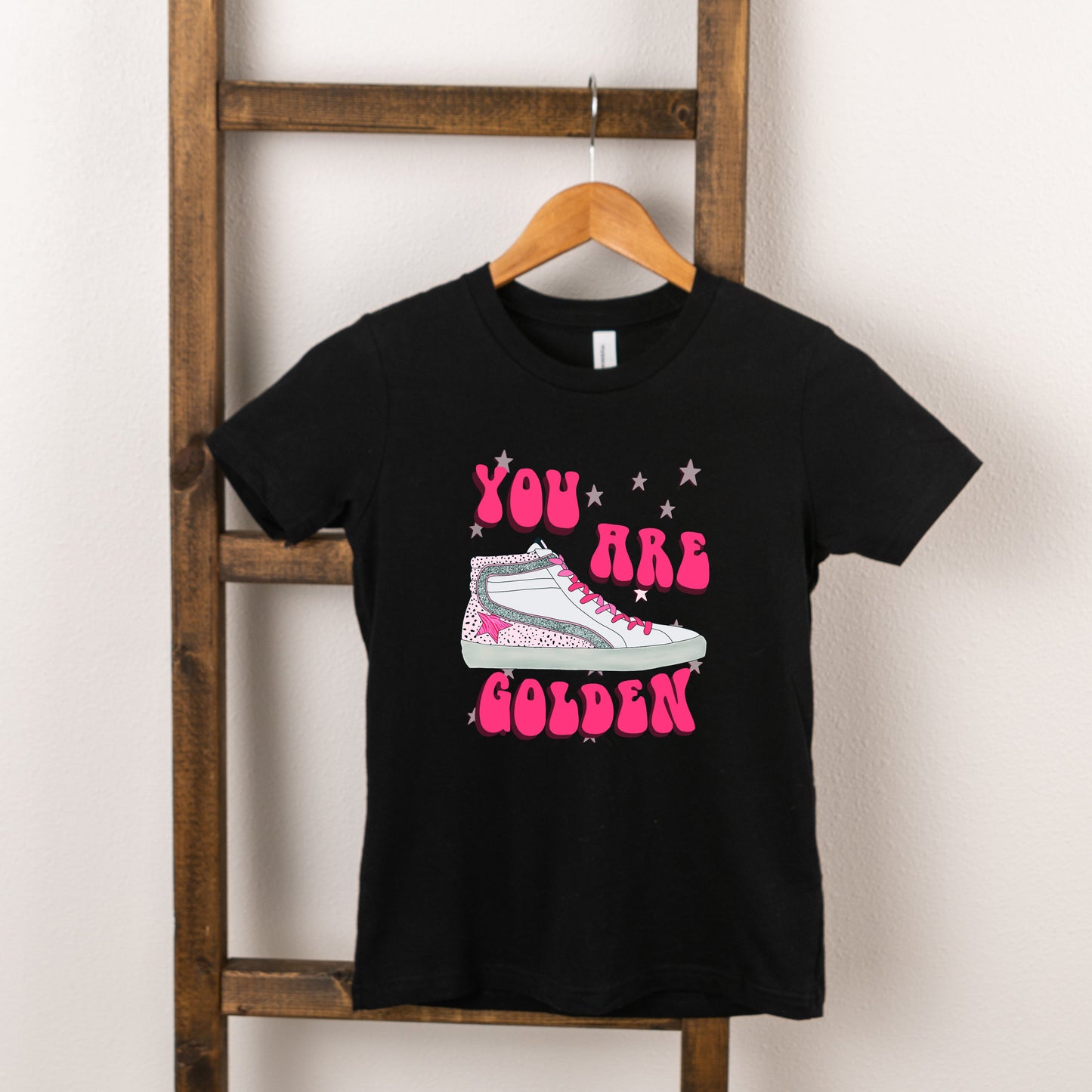 You Are Golden Shoe | Youth Graphic Short Sleeve Tee