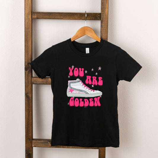 You Are Golden Shoe | Youth Graphic Short Sleeve Tee