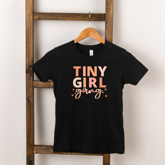 Tiny Girl Gang Colorful | Toddler Short Sleeve Crew Neck