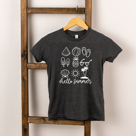 Hello Summer Chart | Toddler Short Sleeve Crew Neck