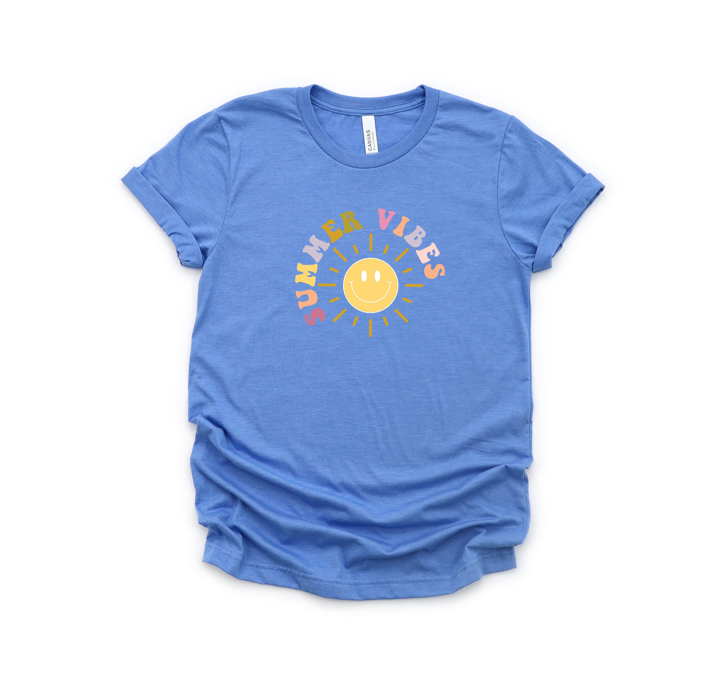 Summer Vibes Sun | Toddler Short Sleeve Crew Neck