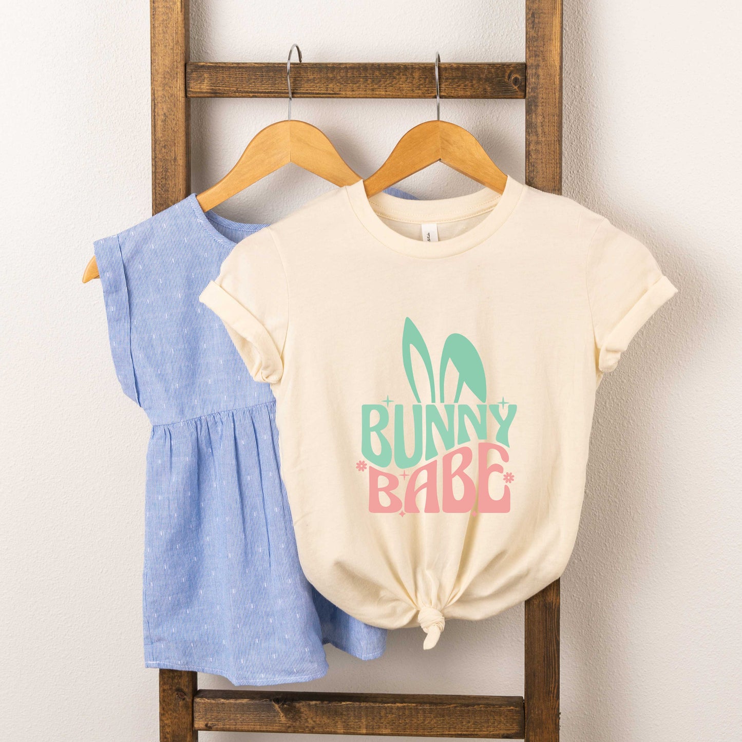 Bunny Babe With Ears | Youth Short Sleeve Crew Neck