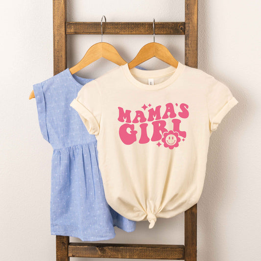 Mama's Girl Flower | Youth Short Sleeve Crew Neck