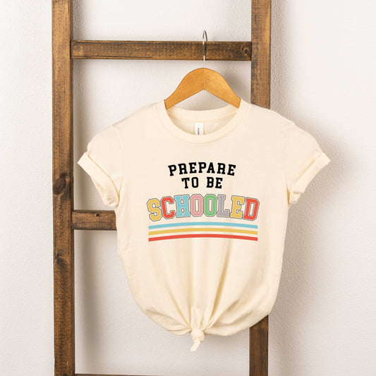 Prepare To Be Schooled | Toddler Graphic Short Sleeve Tee