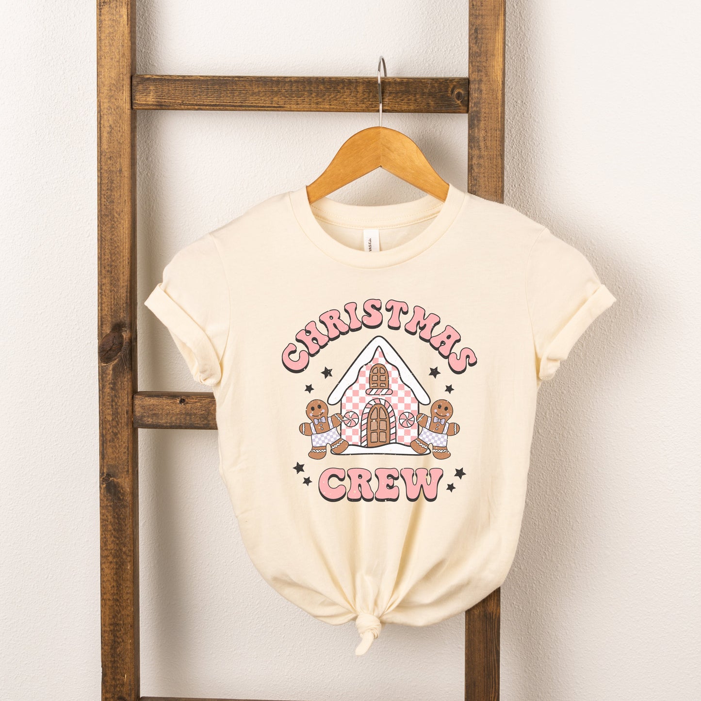 Christmas Gingerbread Crew | Toddler Short Sleeve Crew Neck