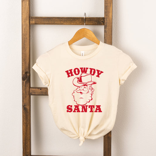 Howdy Santa Claus | Toddler Short Sleeve Crew Neck