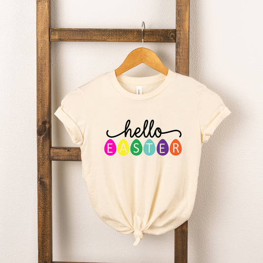 Hello Easter Eggs | Youth Graphic Short Sleeve Tee