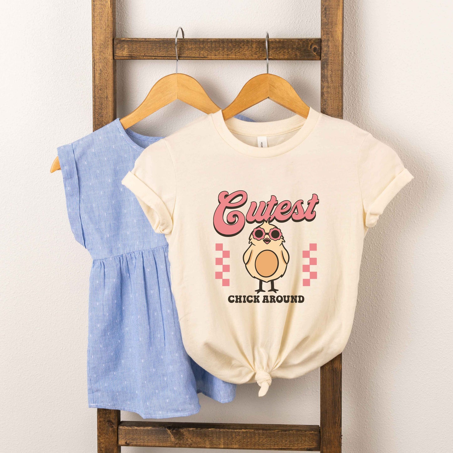 Cutest Chick Around | Youth Graphic Short Sleeve Tee