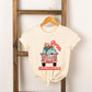 Retro Van Groovy Christmas | Toddler Short Sleeve Crew Neck