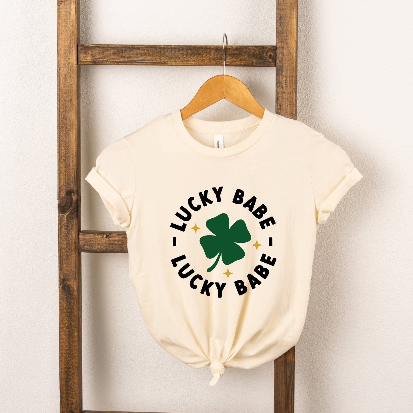 Lucky Babe | Toddler Short Sleeve Crew Neck