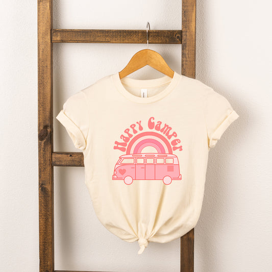 Happy Camper Van | Toddler Short Sleeve Crew Neck