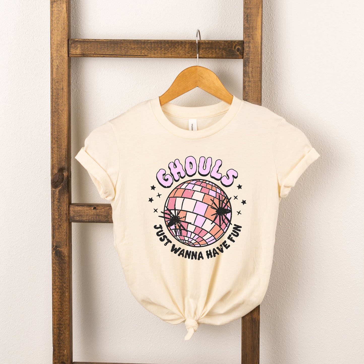 Ghouls Disco Ball | Youth Short Sleeve Crew Neck