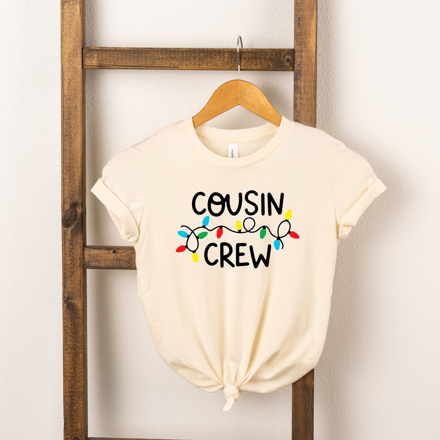 Cousin Crew Lights | Youth Short Sleeve Crew Neck