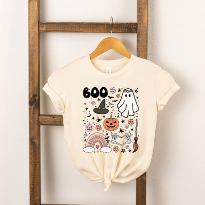 Boo Collage | Youth Graphic Short Sleeve Tee