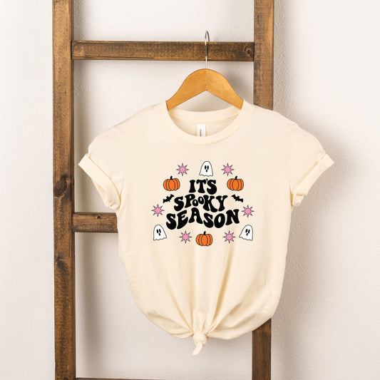 It's Spooky Season Ghost | Toddler Short Sleeve Crew Neck