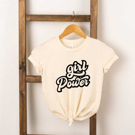 Retro Girl Power | Toddler Short Sleeve Crew Neck