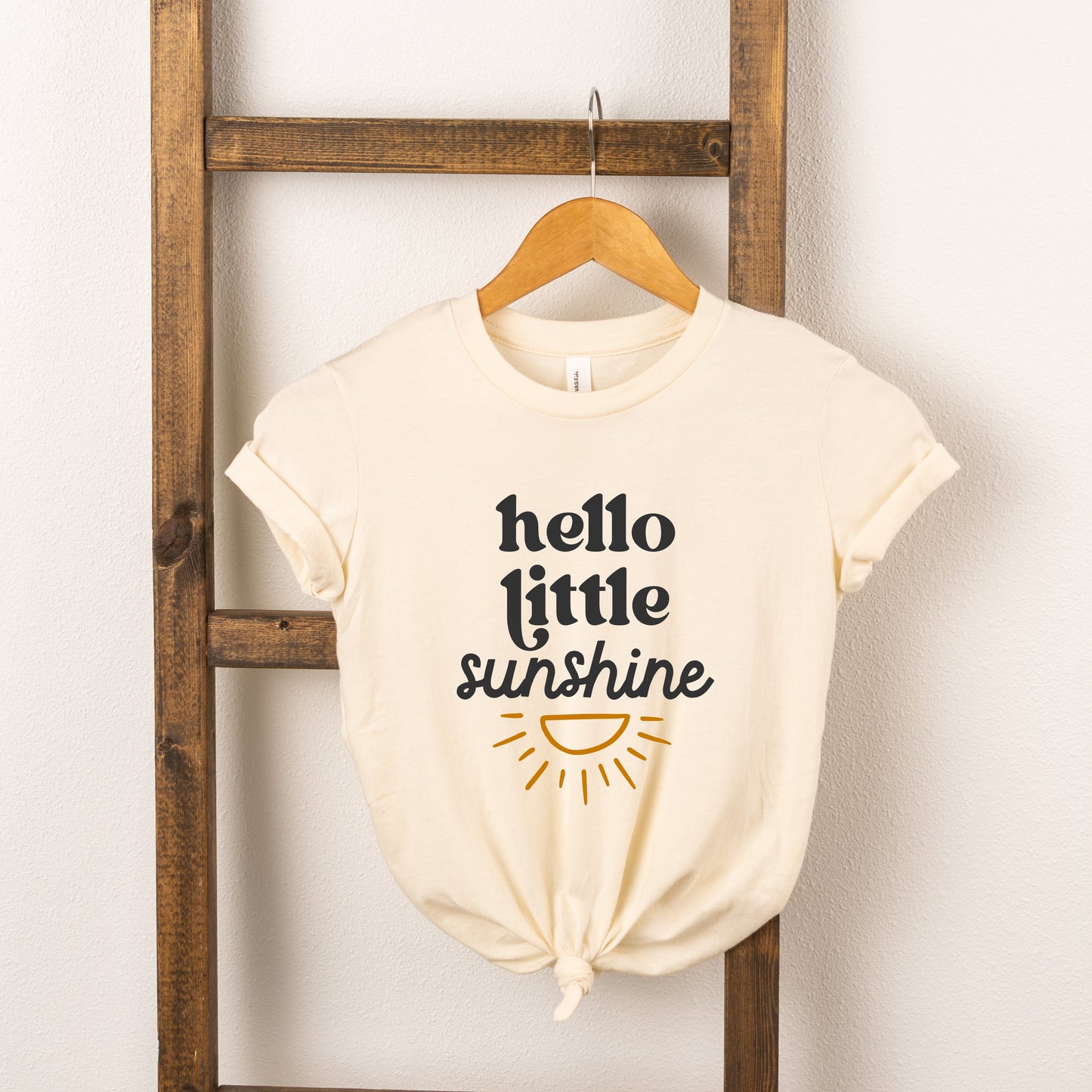 Hello Little Sunshine | Toddler Short Sleeve Crew Neck