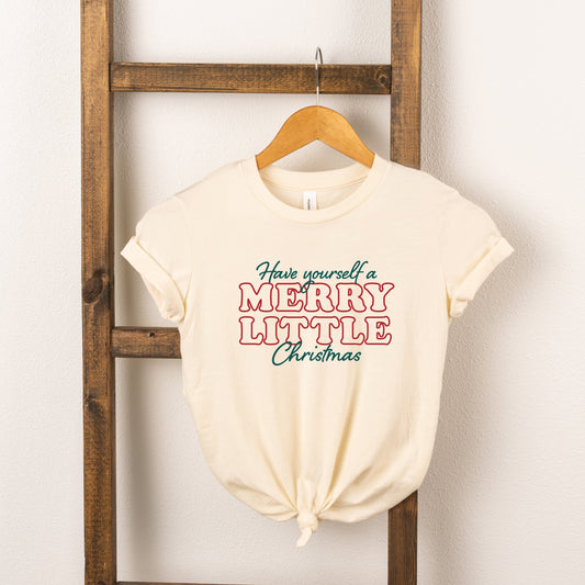 Merry Little Christmas | Toddler Short Sleeve Crew Neck