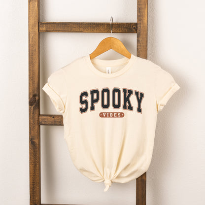 Varsity Spooky Vibes | Youth Short Sleeve Crew Neck