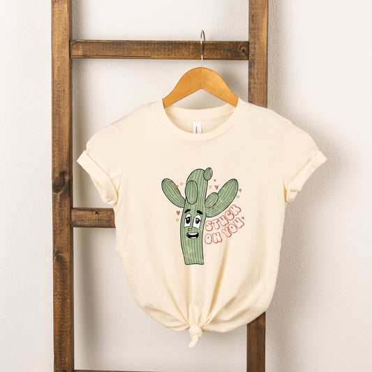 Stuck On You Cactus | Toddler Short Sleeve Crew Neck