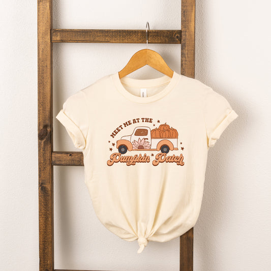 Meet Me Pumpkin Patch Colorful | Youth Short Sleeve Crew Neck