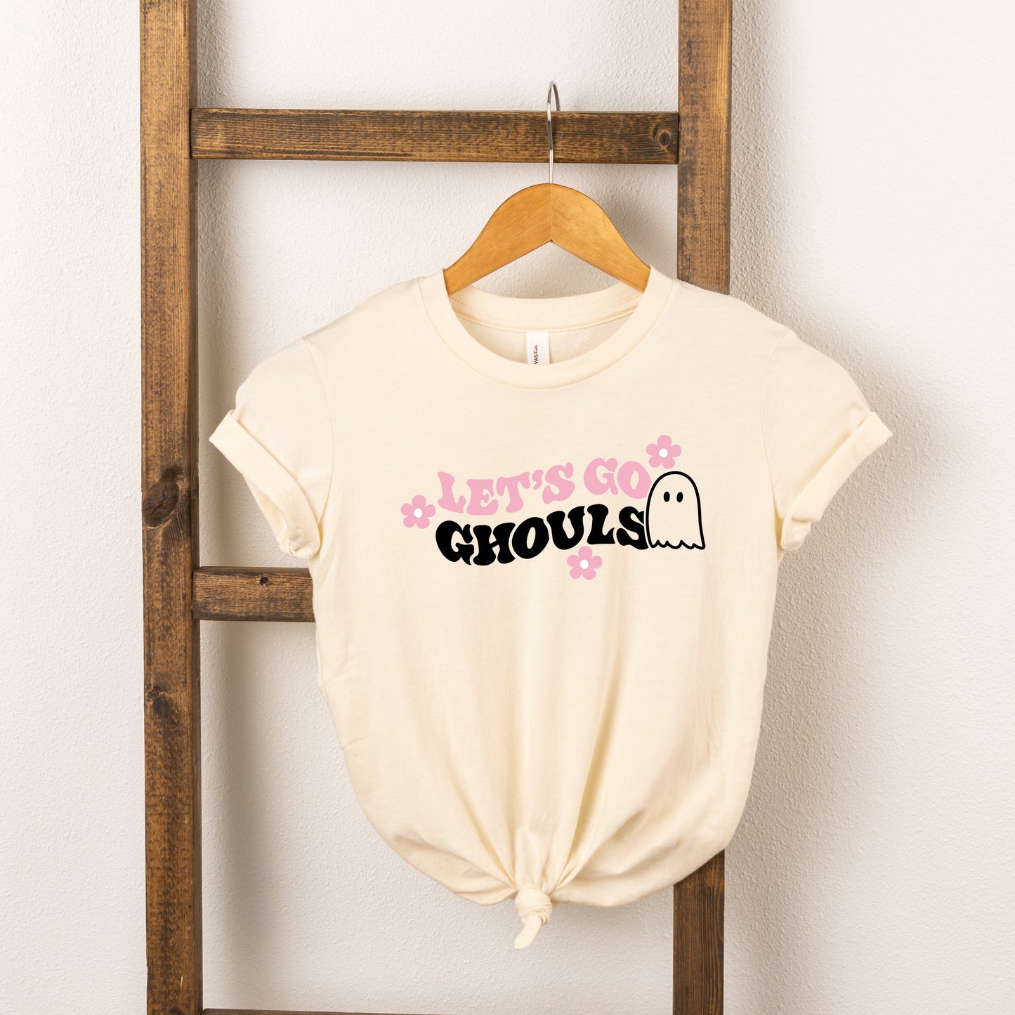 Ghost Let's Go Ghouls | Toddler Short Sleeve Crew Neck