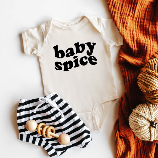 Baby Spice Bold | Baby Graphic Short Sleeve Onesie