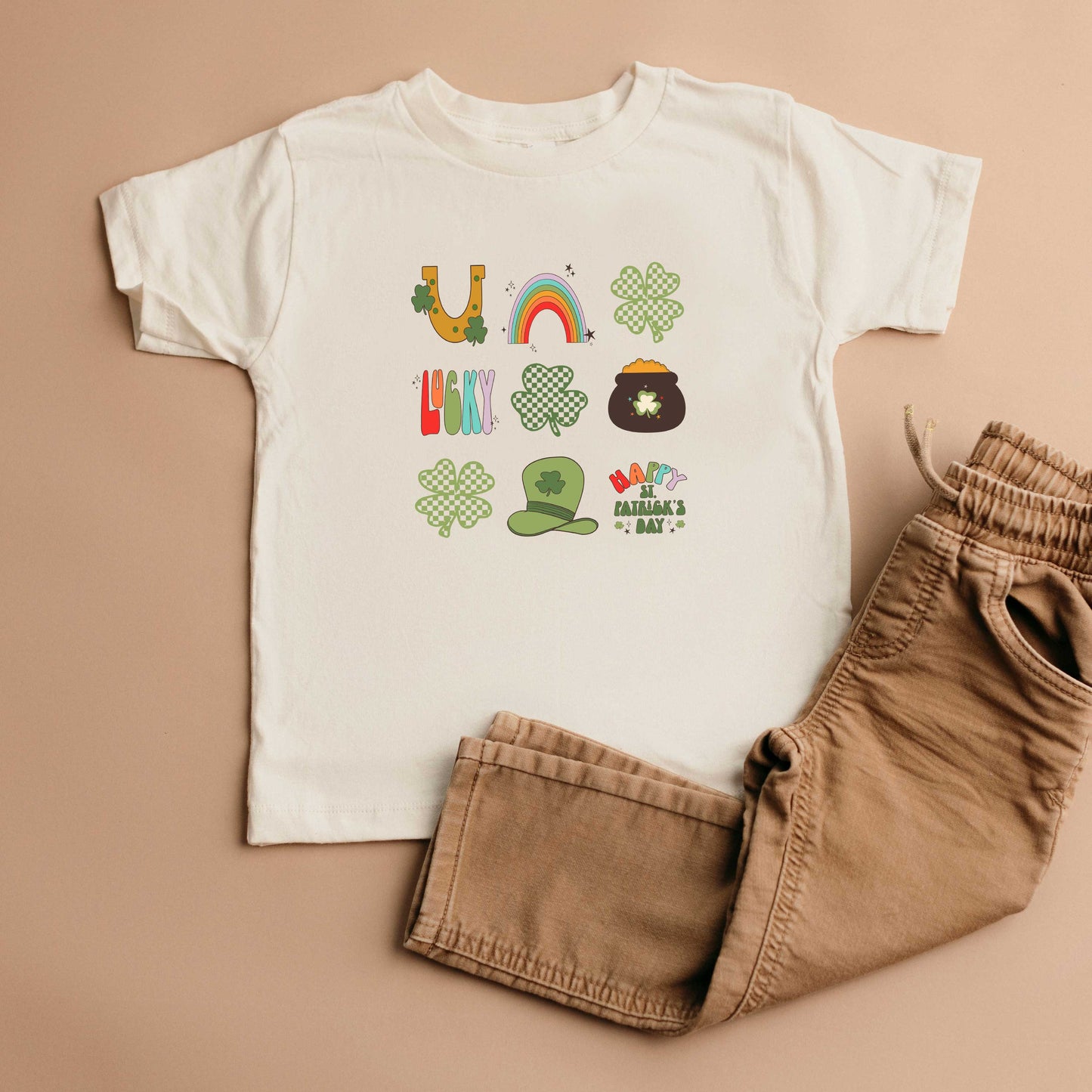 St. Patty's Icons Chart | Toddler Short Sleeve Crew Neck