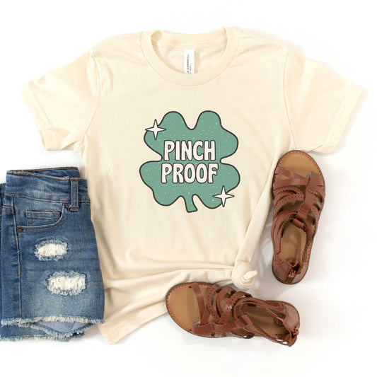 Pinch Proof Shamrock | Youth Short Sleeve Crew Neck