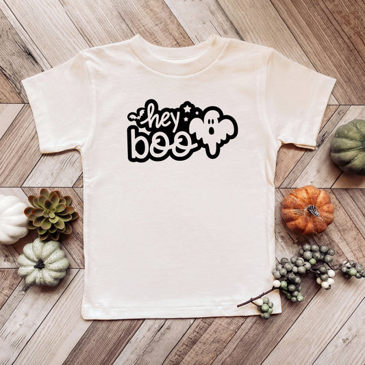 Hey Boo Ghost | Youth Short Sleeve Crew Neck