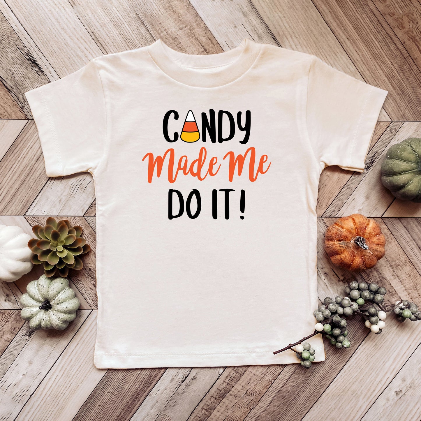 Candy Made Me Do It | Toddler Short Sleeve Crew Neck