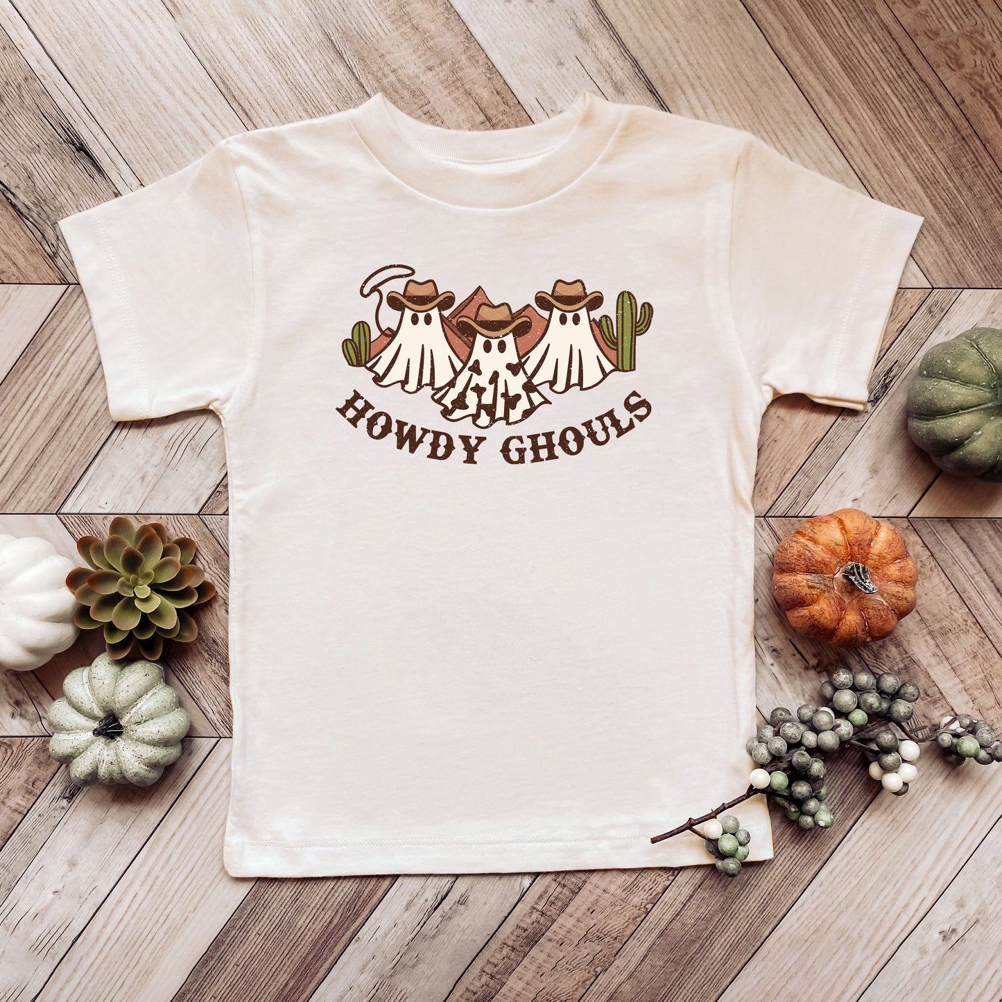 Howdy Ghouls Trio | Youth Graphic Short Sleeve Tee