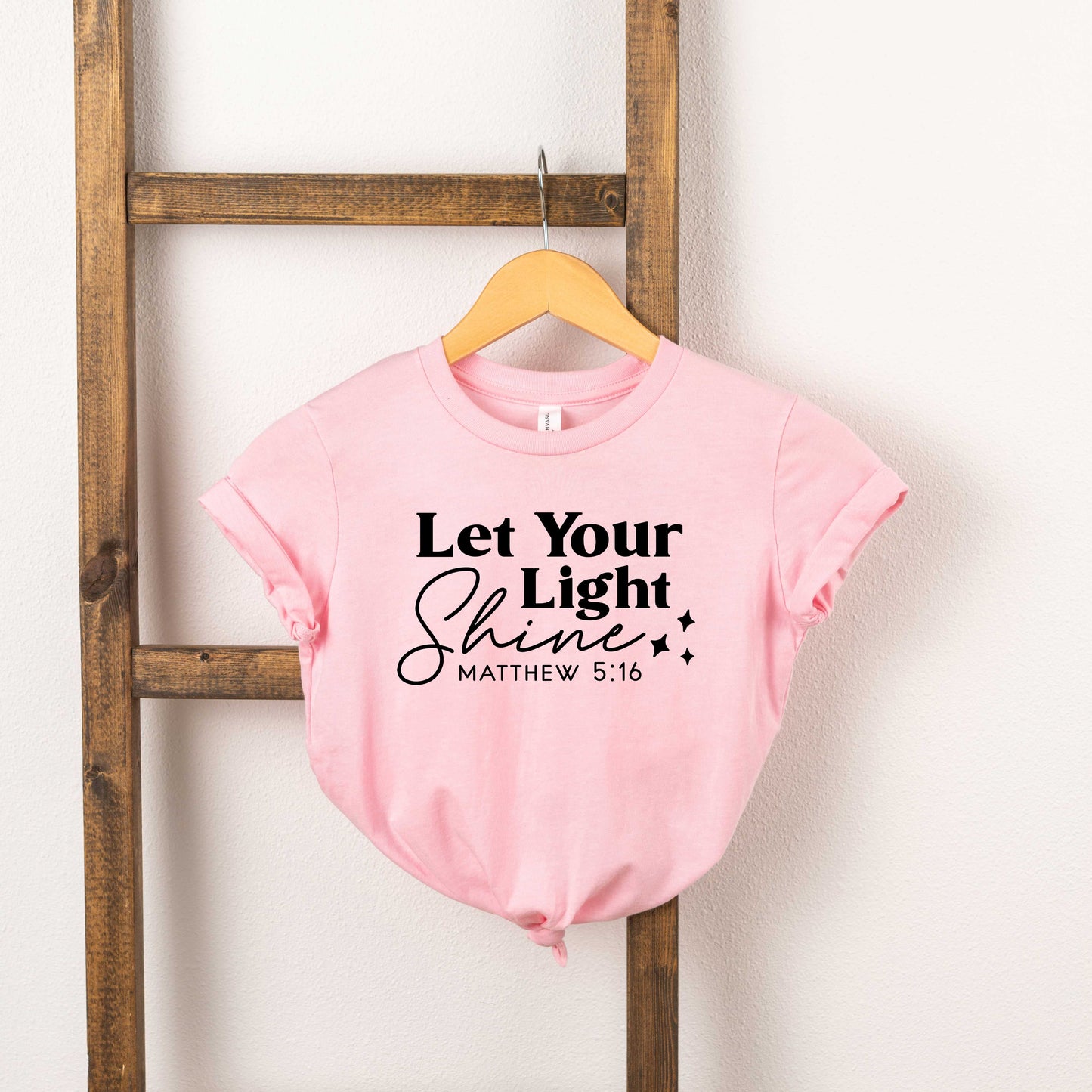 Let Your Light Shine Stars | Toddler Short Sleeve Crew Neck