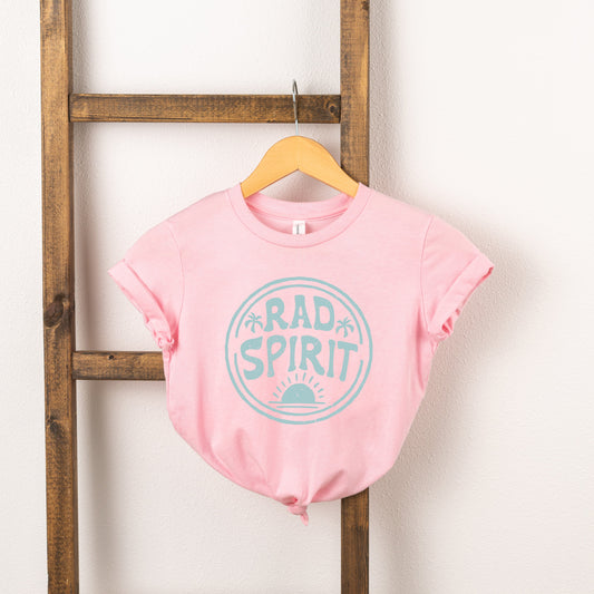 Rad Spirit Circle | Toddler Short Sleeve Crew Neck