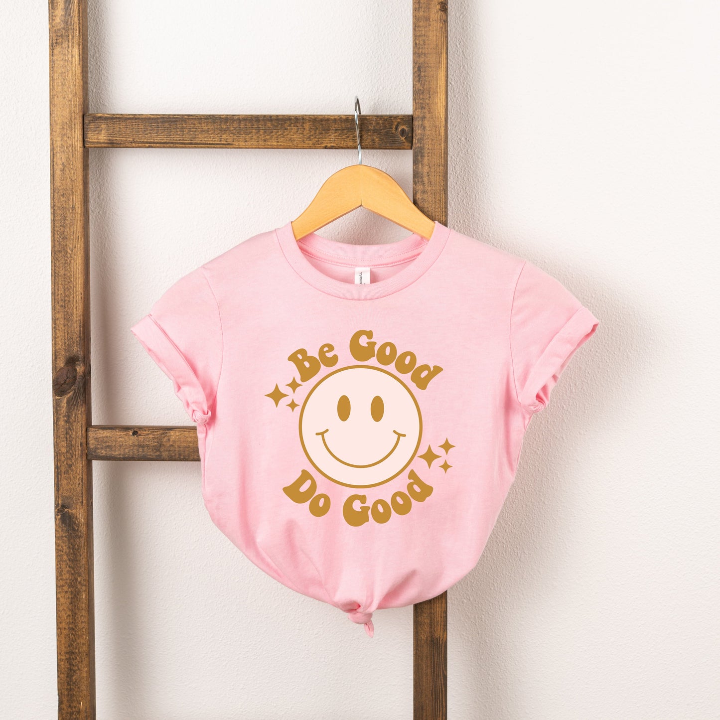 Be Good Do Good Smiley Face | Toddler Short Sleeve Crew Neck