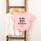 Hello Little Sunshine | Toddler Short Sleeve Crew Neck