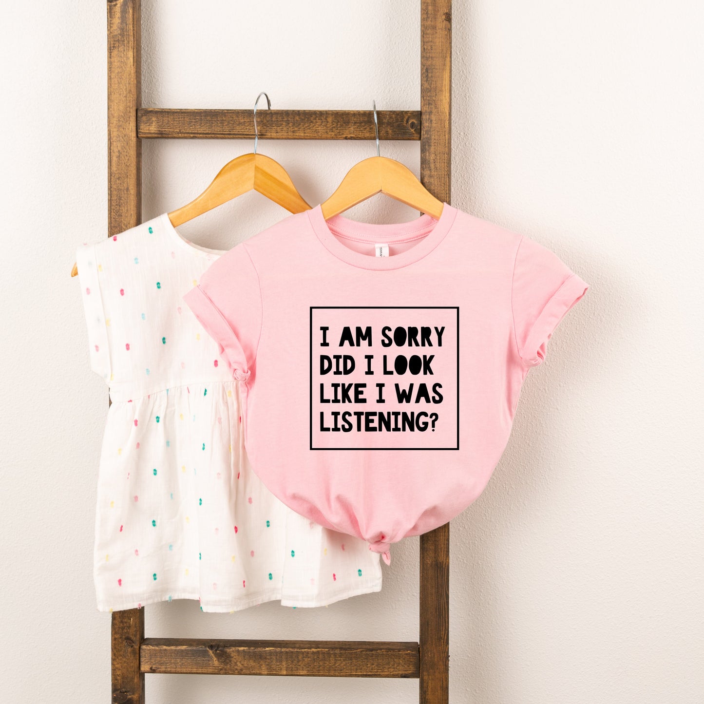 Look Like I Was Listening | Toddler Short Sleeve Crew Neck