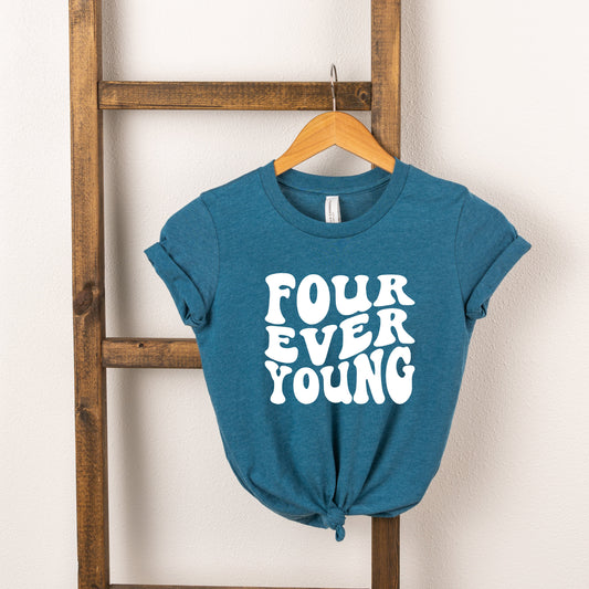 Four Ever Young Wavy | Toddler Short Sleeve Crew Neck