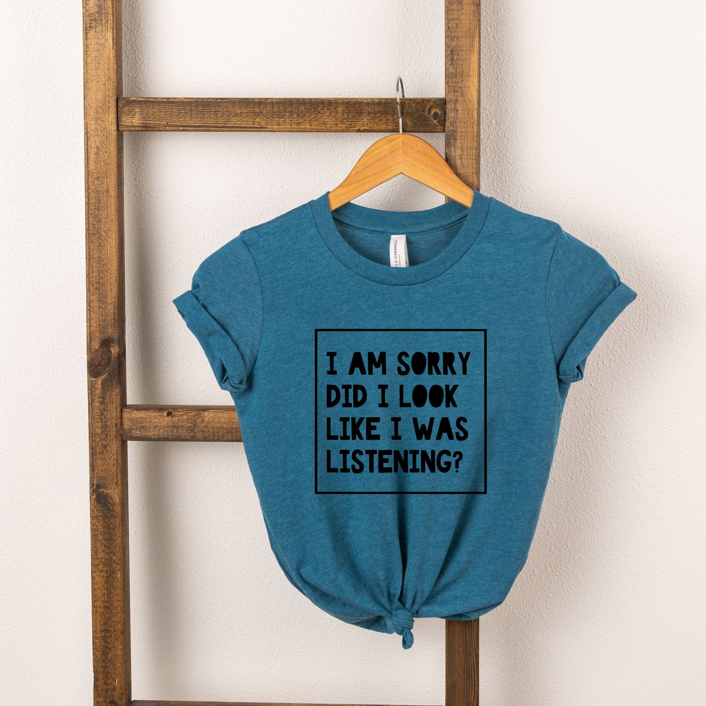 Look Like I Was Listening | Toddler Short Sleeve Crew Neck