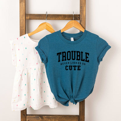 Trouble So Cute | Toddler Short Sleeve Crew Neck