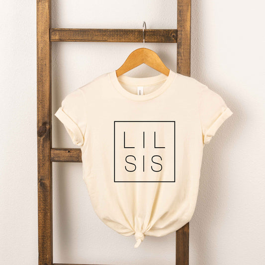 Lil Sis Square | Toddler Short Sleeve Crew Neck